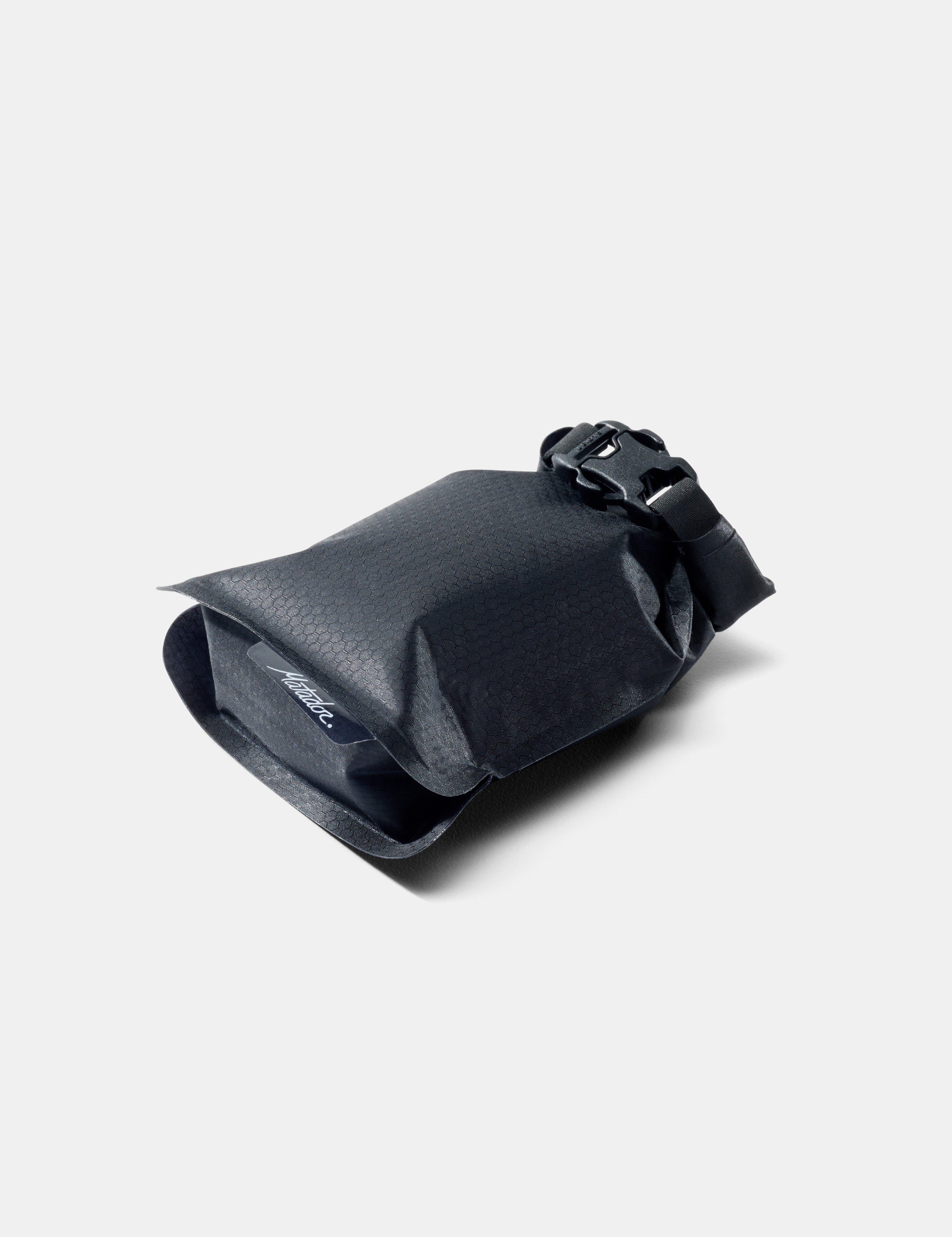 Black soap bar case on a white background